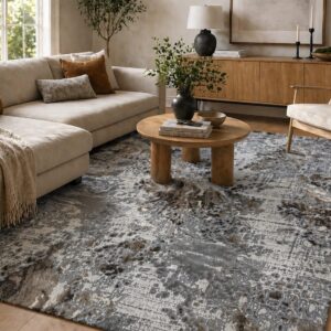 Mistfall Abstract Rug